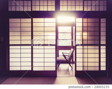 Japanese style room Interior Vintage tone Japanese style room Interior Vintage tone 28003235