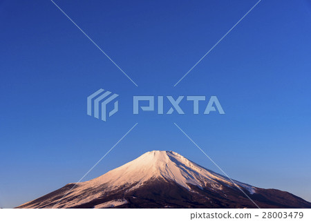在寒冷的冬季,富士山 在寒冷的冬季,富士山 28003479