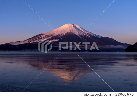 山中湖比紅富士山 28003676