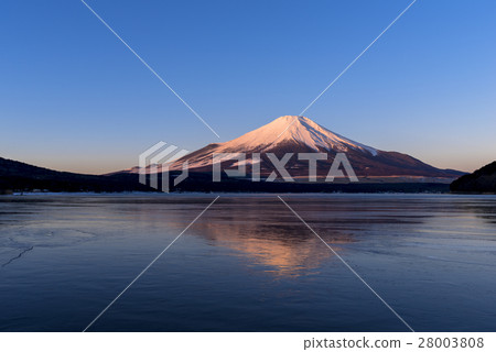 山中湖比紅富士山 28003808