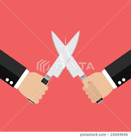 Hand fighting with knives Hand fighting with knives 28004606