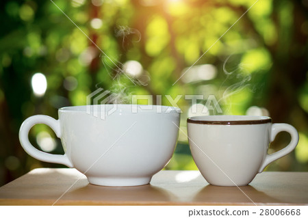 morning coffee with white glass. morning coffee with white glass. 28006668