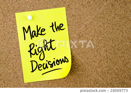 Make The Right Decisions Make The Right Decisions 28009773