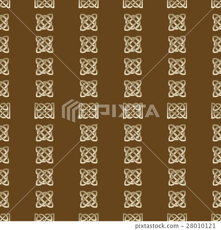 Celtic knot seamless pattern Celtic knot seamless pattern 28010121