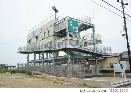 Tsunami evacuation tower Tsunami evacuation tower 28011833