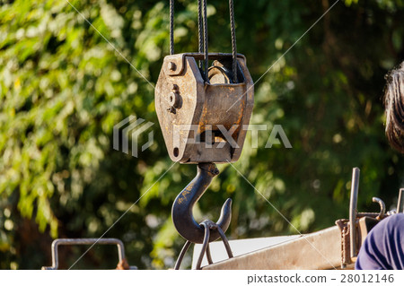 Crane hooks with wire rope 28012146