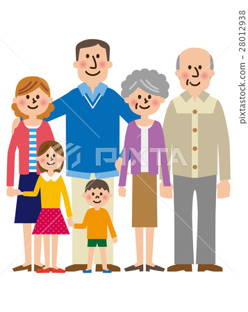 三代家庭矢量 28012938