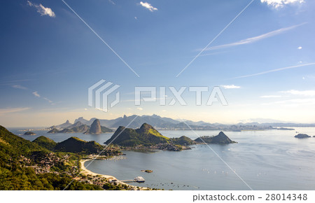 Guanabara bay and hills Guanabara bay and hills 28014348