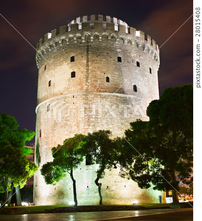 White Tower at night, Thessaloniki 28015408