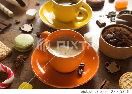 cup of coffee, tea and cacao 28015806