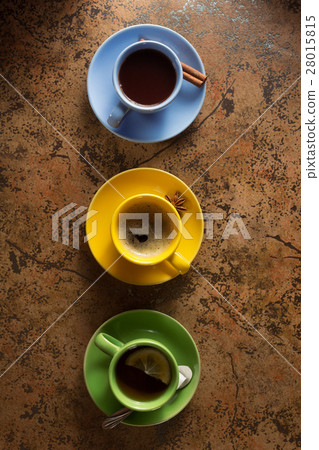 cup of coffee, tea and cacao 28015815