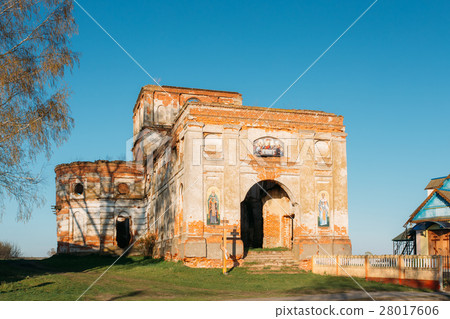 Old Ruined Orthodox Church Of The St. Nicholas In Old Ruined Orthodox Church Of The St. Nicholas In 28017606