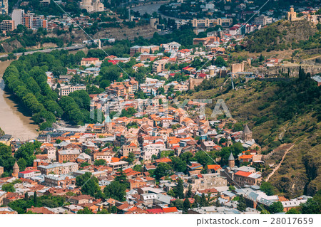Tbilisi Georgia. Aerial View Of Landmarks: Tabor 28017659