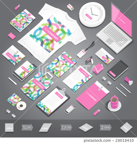 Corporate identity print template 28018410