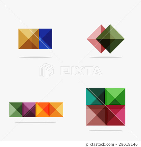 Vector blank abstract squares background Vector blank abstract squares background 28019146