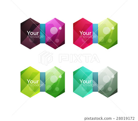 Vector shiny blank web option boxes Vector shiny blank web option boxes 28019172