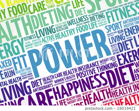 POWER word cloud background 28019421