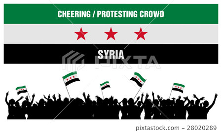 Cheering or Protesting Crowd Syria Cheering or Protesting Crowd Syria 28020289