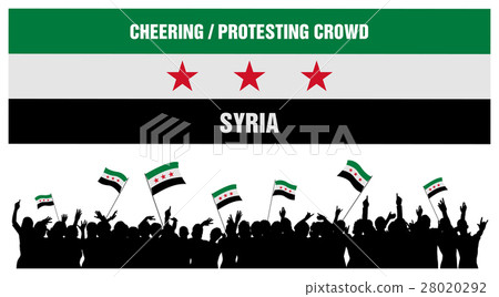 Cheering or Protesting Crowd Syria Cheering or Protesting Crowd Syria 28020292