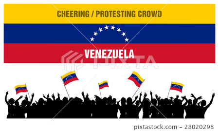 Cheering or Protesting Crowd Venezuela Cheering or Protesting Crowd Venezuela 28020298