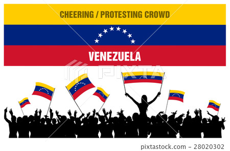 Cheering or Protesting Crowd Venezuela Cheering or Protesting Crowd Venezuela 28020302