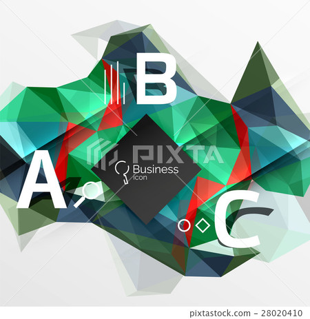 Mosaic low poly abstract background with Mosaic low poly abstract background with 28020410