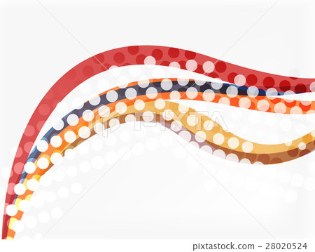 Vector abstract wave lines background 28020524