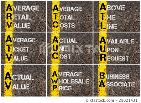Photo collage of Business Acronyms Photo collage of Business Acronyms 28021431