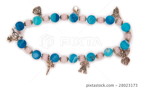 Elegant bracelet isolated on white background Elegant bracelet isolated on white background 28023173