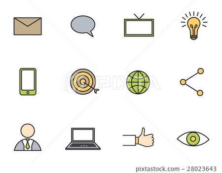 Vector set icons set for business Vector set icons set for business 28023643