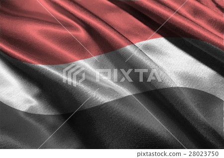 Yemen national flag 3D illustration symbol Yemen national flag 3D illustration symbol 28023750