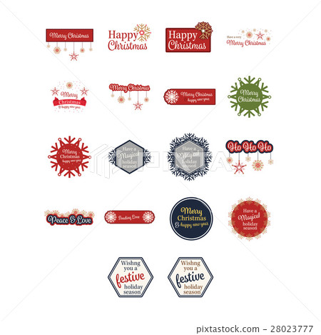 Vector icon set for christmas Vector icon set for christmas 28023777