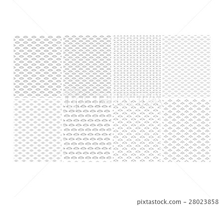 Vector icon set for seamless pattern Vector icon set for seamless pattern 28023858