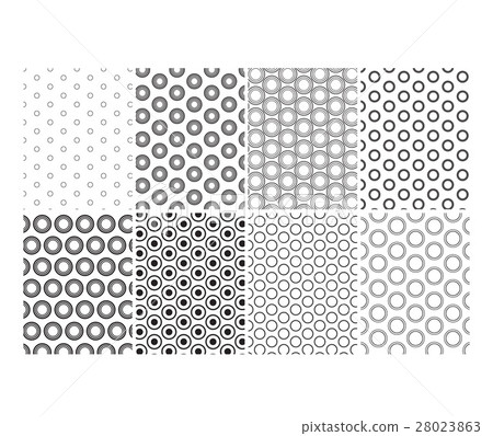Vector icon set for seamless pattern Vector icon set for seamless pattern 28023863