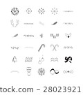 Vector icon set for christmas 28023921