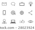 Vector set icons set for business 28023924
