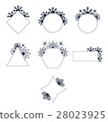 Vector set of mirrors of different shapes 28023925