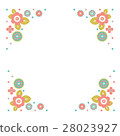 Vector set of floral design template 28023927
