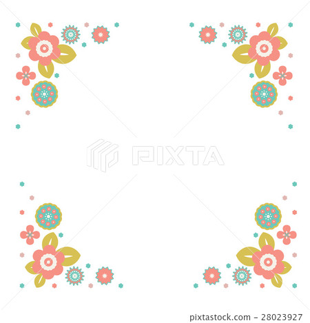 Vector set of floral design template Vector set of floral design template 28023927