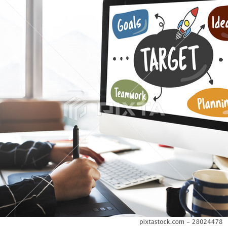 Goals Ideas Strategy Diagram Concept 28024478