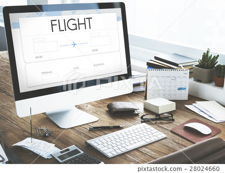 Online Flight Booking Interface Concept 28024660
