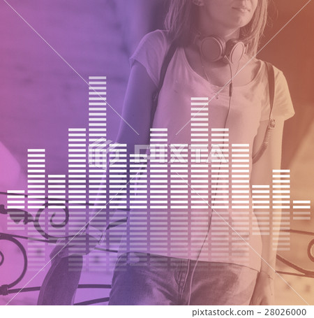 Audio Digital Equalizer Music Tunes Sound Wave Graphic Concept Audio Digital Equalizer Music Tunes Sound Wave Graphic Concept 28026000