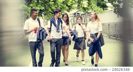 Diversity Students Friends Happiness Concept 28026386
