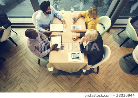 Business People Dining Together Concept 28026944