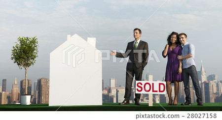 Businessman Investor Construction Sale Property Concept 28027158