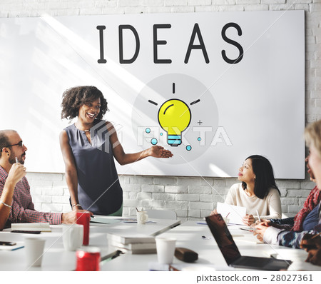 Ideas Lightbulb Innovation Thinking Icon Concept 28027361