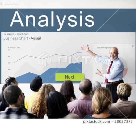 Business Strategy Graph Analysis Marketing Concept Business Strategy Graph Analysis Marketing Concept 28027375