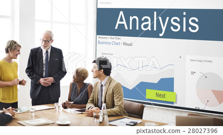 Business Strategy Graph Analysis Marketing Concept Business Strategy Graph Analysis Marketing Concept 28027396