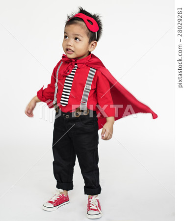 Boy Cheerful Studio Portrait Concept Boy Cheerful Studio Portrait Concept 28029281