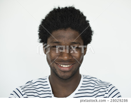 African Male Smiling Portrait Concept 28029286